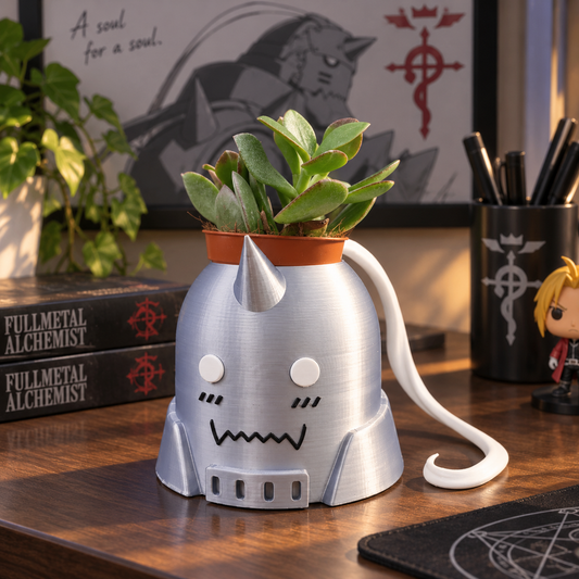 Fullmetal Alchemist Alphonse Pen Holder & Planter Set