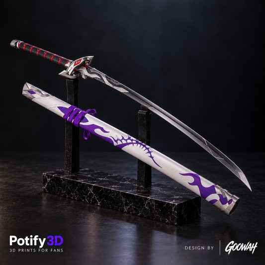 Acheron Katana - Honkai: Star Rail Cosplay Prop