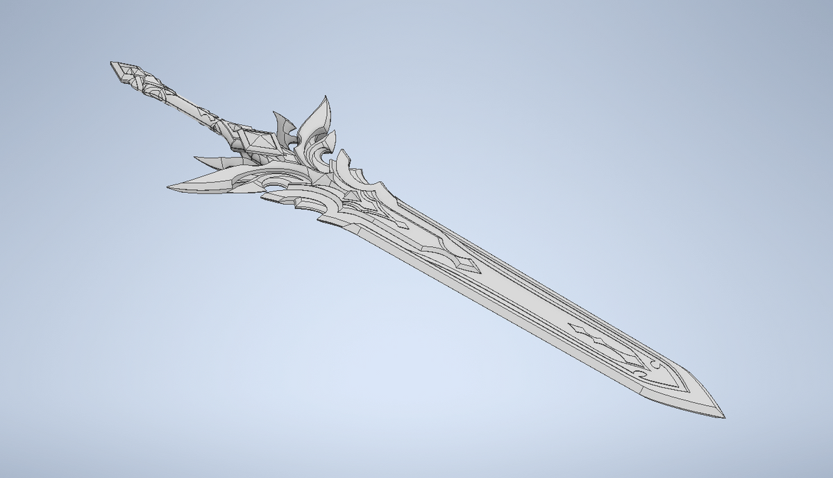 Varka Sword - Genshin Impact Cosplay Prop
