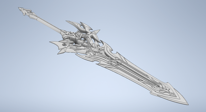 Gest of the Mighty Wolf Sword - Varka Genshin Impact Cosplay Prop
