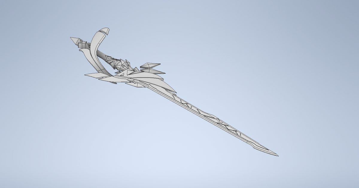 Azurelight - Skirk Sword - Genshin Impact Cosplay Prop