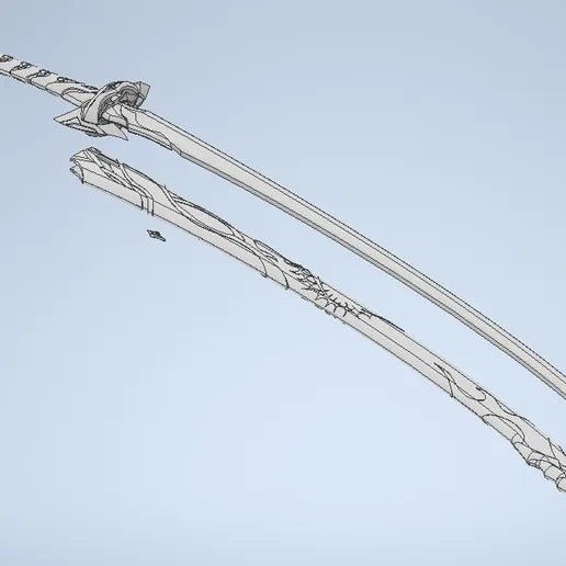 Acheron Katana - Honkai: Star Rail Cosplay Prop