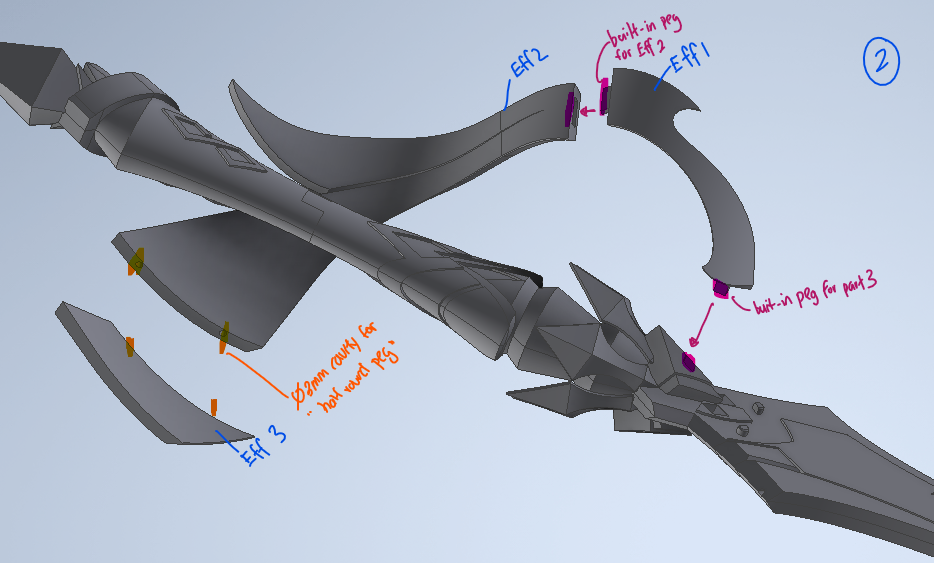 Azurelight - Skirk Sword - Genshin Impact Cosplay Prop