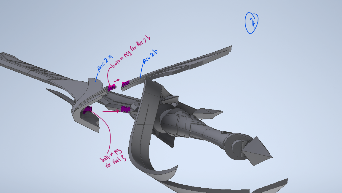 Azurelight - Skirk Sword - Genshin Impact Cosplay Prop