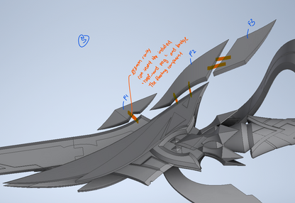 Azurelight - Skirk Sword - Genshin Impact Cosplay Prop