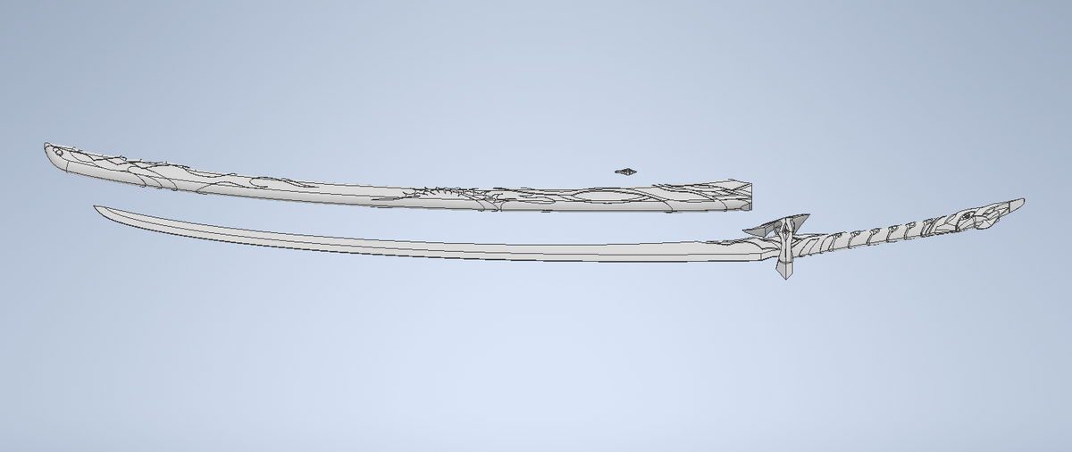 Acheron Katana - Honkai: Star Rail Cosplay Prop