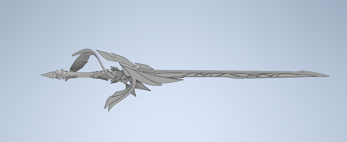 Azurelight - Skirk Sword - Genshin Impact Cosplay Prop