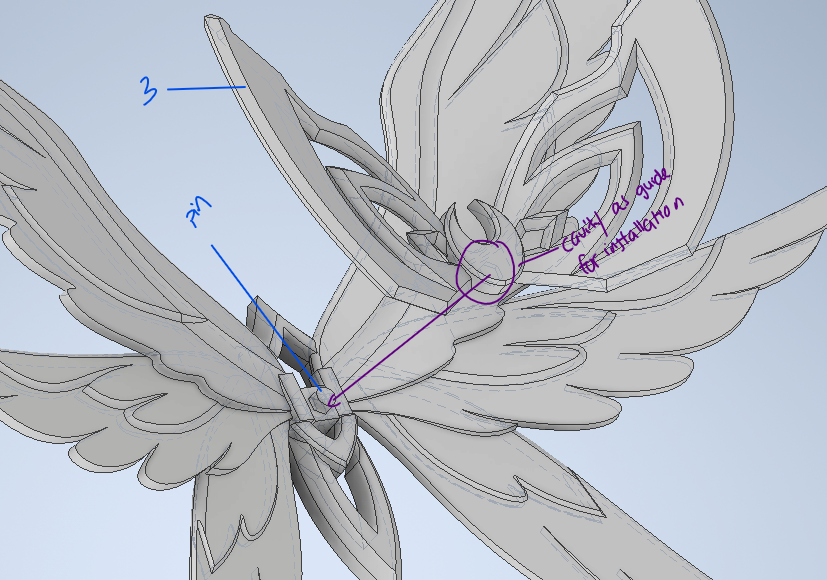 Columbina Hair Accessories - Genshin Impact Cosplay Accessories