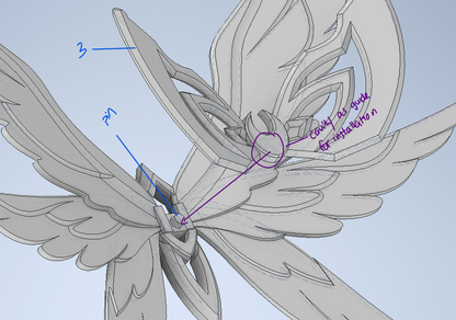 Columbina Hair Accessories - Genshin Impact Cosplay Accessories