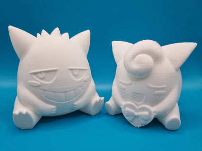 Clefairy & Gengar Figures