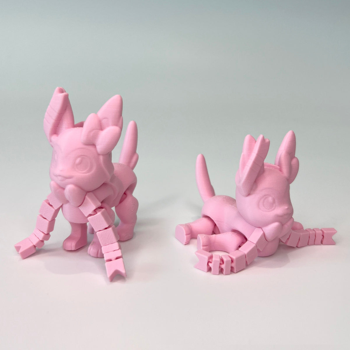 Cute Flexi Fidget Eevee Evolutions Figure Pokemon Toy Flexible Sylveon Jolteon Flareon Statue