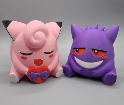 Clefairy & Gengar Figures