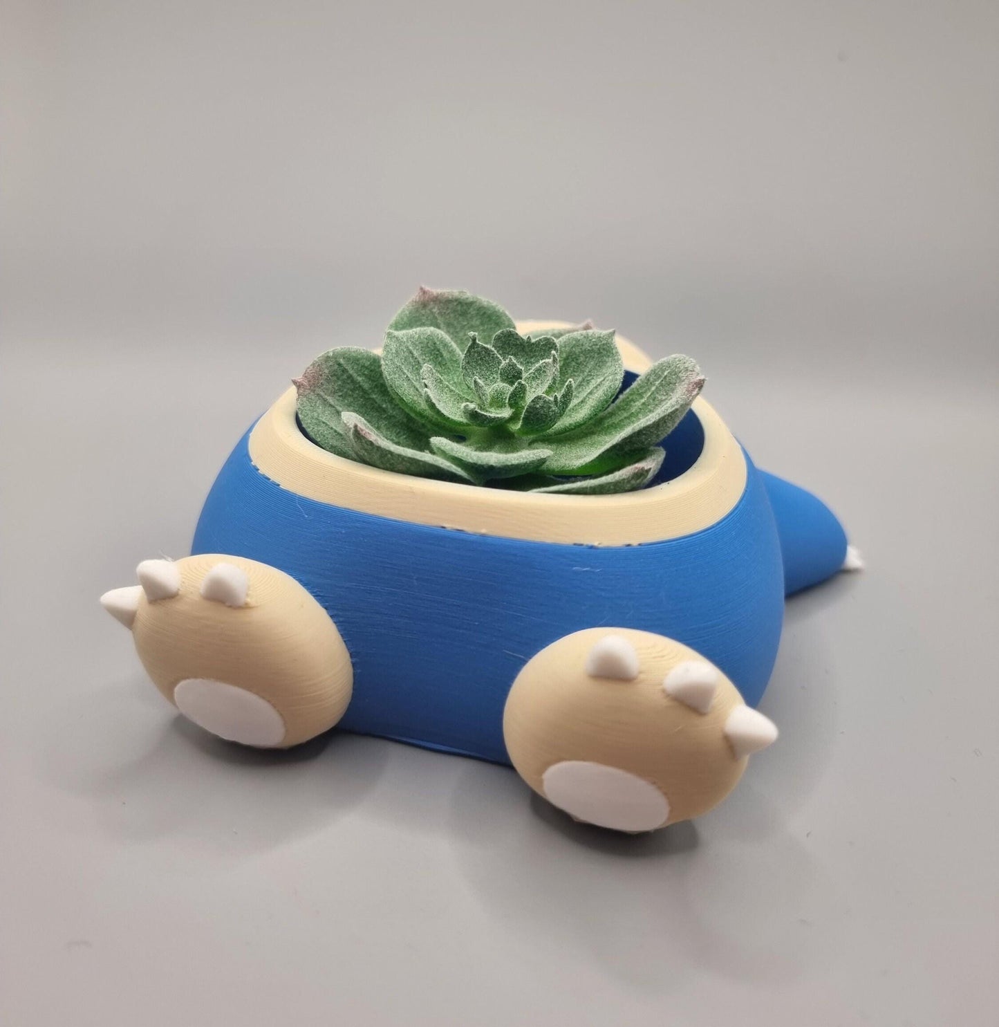 Snorlax Planter | Pokémon Flower Pot | 3D Printed | Painted or DIY | Succulent Planter | Cute Gift | 3 Sizes Available