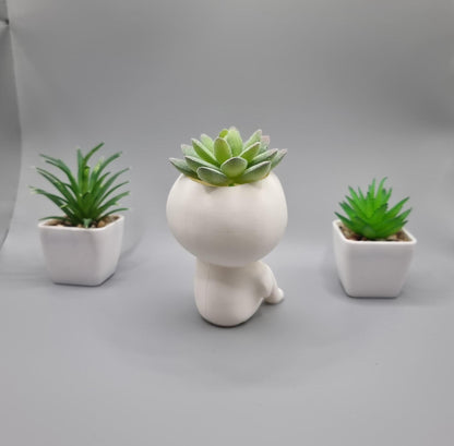 Sitting Kodama Studio Ghibli Planter