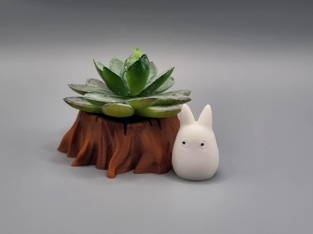 Spirit of the Forest Plant Pot & Pen Holder Set | Succulent Planter | Cute Geek Desk Decor | Eco-Friendly Vase for Home or Office