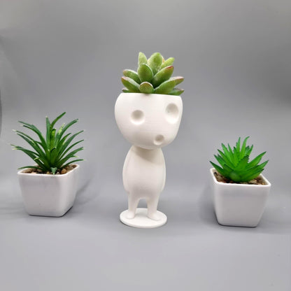 Standing Kodama Studio Ghibli Planter