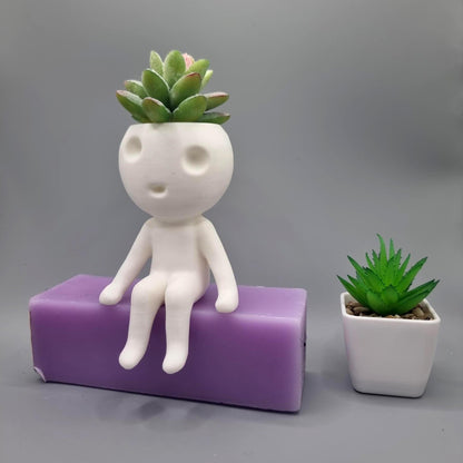 Kodama Sitting on a Ledge Planter