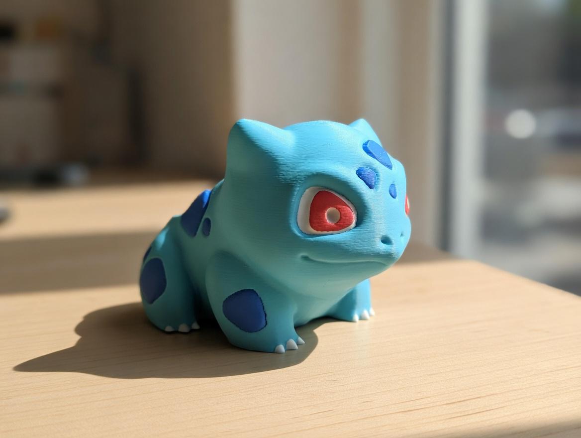 Bulbasaur Pokemon Planter | 3D Printed Plant Pot, Desk Decor Gift Geek