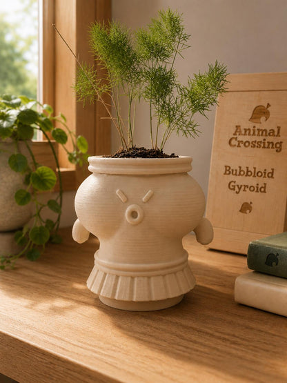 Bubbloid Animal Crossing Gyroid Planter