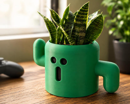 Final Fantasy Inspired Cactuar Planter
