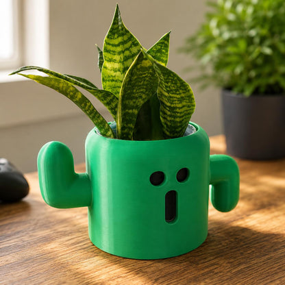 Final Fantasy Inspired Cactuar Planter