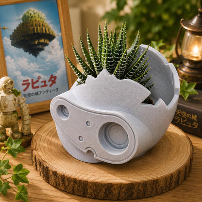 Laputa Guardian Robot Head Planter