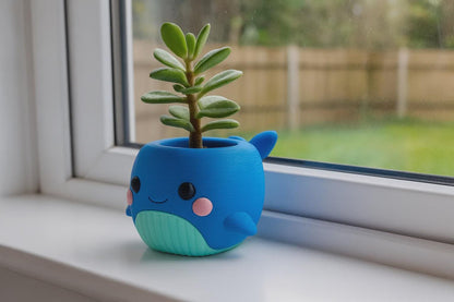 Chibi Whale Planter