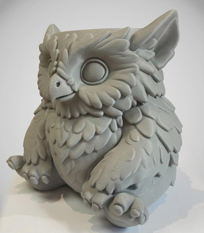 Chibi D&D Owlbear Planter