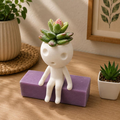 Kodama Sitting on a Ledge Planter
