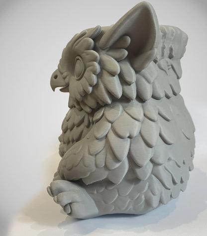 Chibi D&D Owlbear Planter