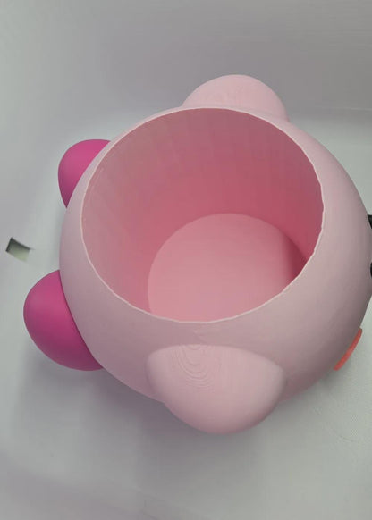 Pink Kirby Pen Holder & Planter
