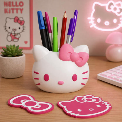 Hello Kitty Inspired Pen Holder Planter