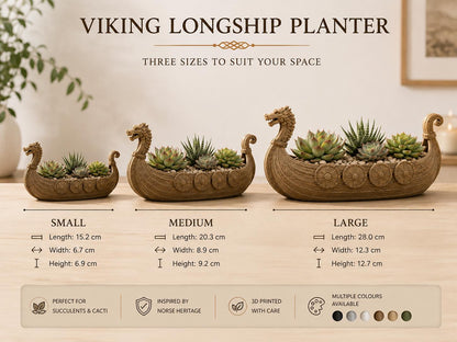 Viking Longship Planter