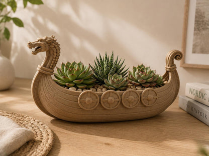 Viking Longship Planter