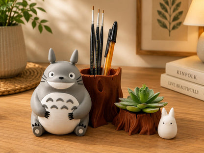 Spirit of the Forest Plant Pot & Pen Holder Set