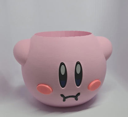 Pink Kirby Pen Holder & Planter