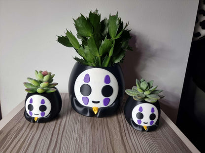 No Face Spirited Away Plant Pot