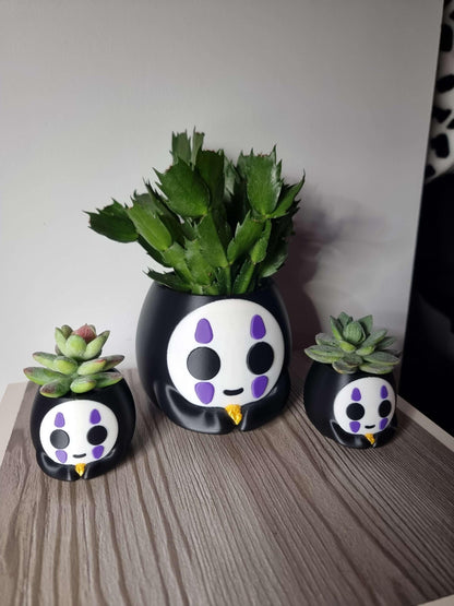 No Face Spirited Away Plant Pot