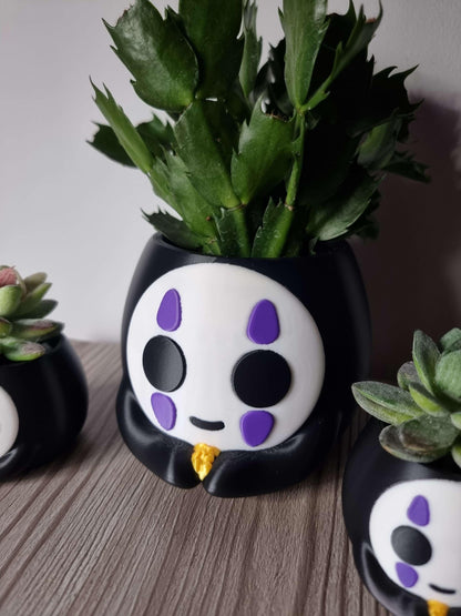 No Face Spirited Away Plant Pot