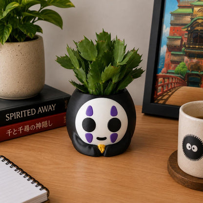 No Face Spirited Away Plant Pot
