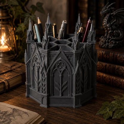 Gothic 7 Compartment Desk Organizer