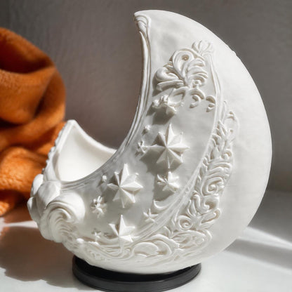 Crescent Moon Planter with Drip Tray