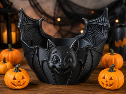 Cute Bat Candy Bowl & Planter