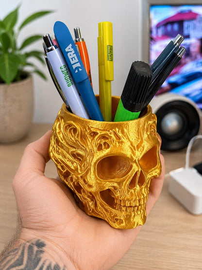 Skull Pen Holder